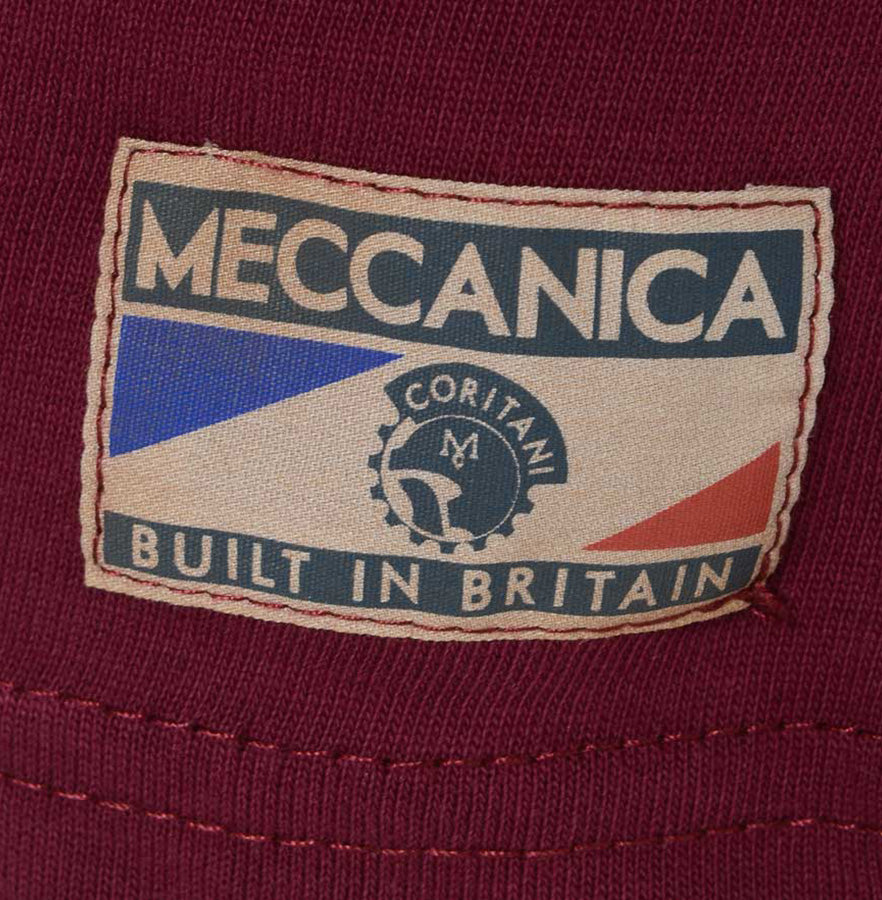 Meccanica Clothing Classic 'Fun' Screen-Print T-Shirt Burgundy