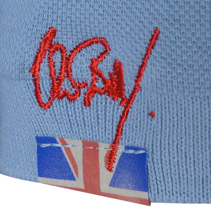 Meccanica-british-made-cotton polo-shirt-skyblue-white Union Flag label