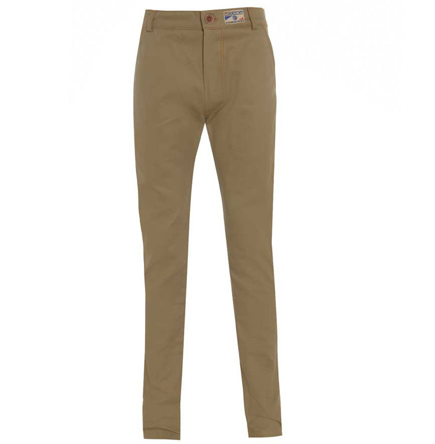 British made beige narrow leg chino jeans - triple stitched