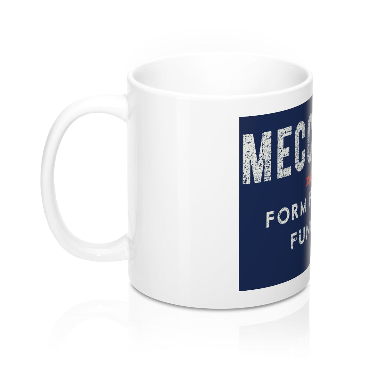 Meccanica Mug Form Follows Function Blue