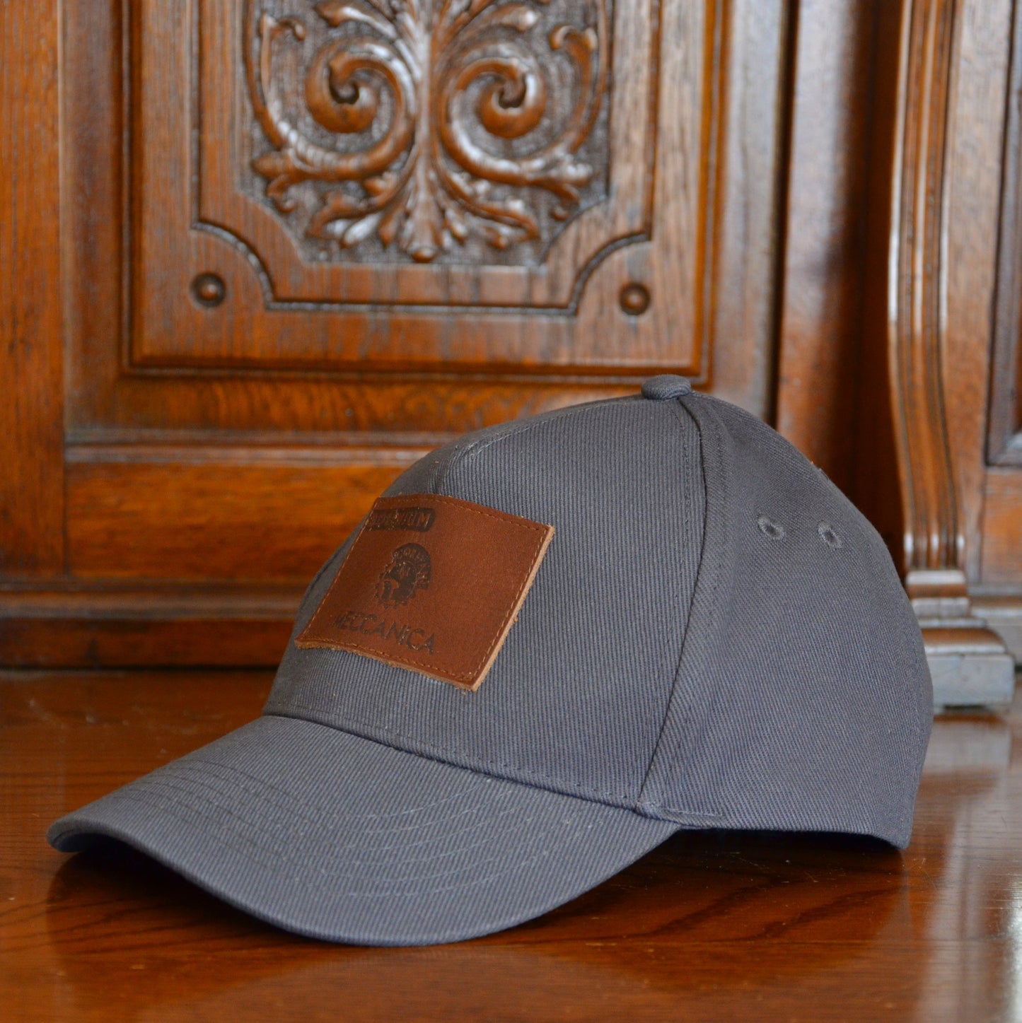 Meccanica Jeans Label Baseball Cap Grey