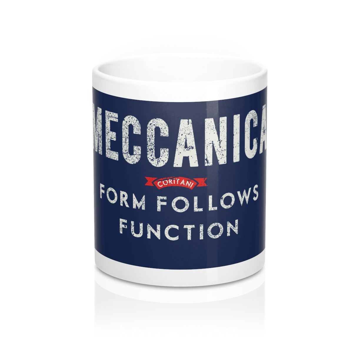 Meccanica Mug Form Follows Function Blue