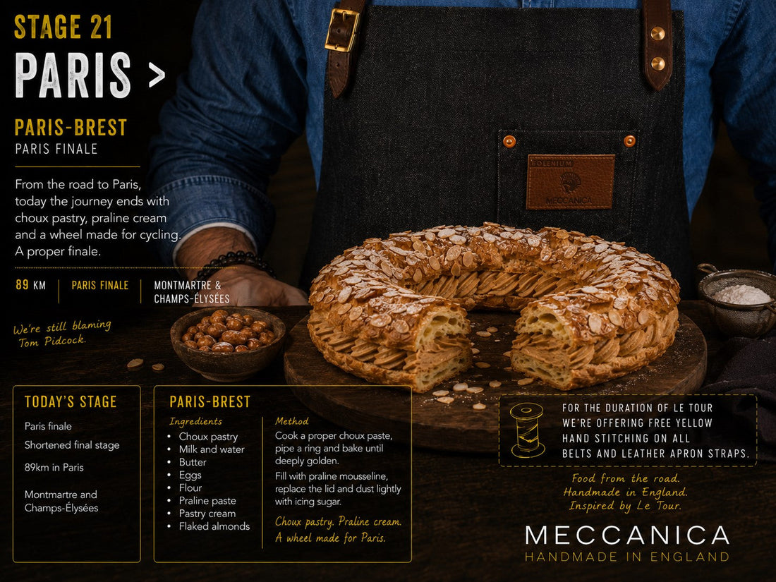 Tour de France Stage 21 Food: Traditional Paris-Brest Pastry