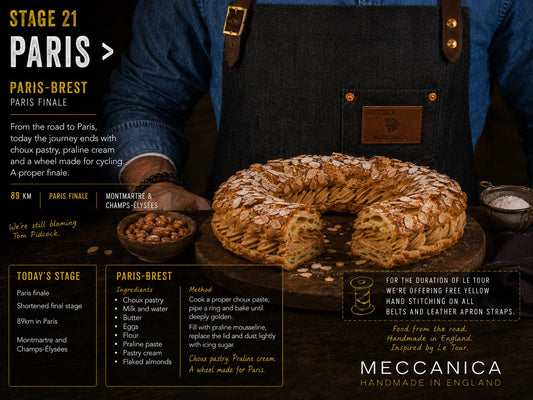 Tour de France Stage 21 Food: Traditional Paris-Brest Pastry