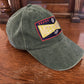 Meccanica Gears Brakes Antique Green Cotton Baseball Cap
