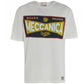 Meccanica Clothing Classic 'Toolbox' Screen-Print T-Shirt White/Yellow