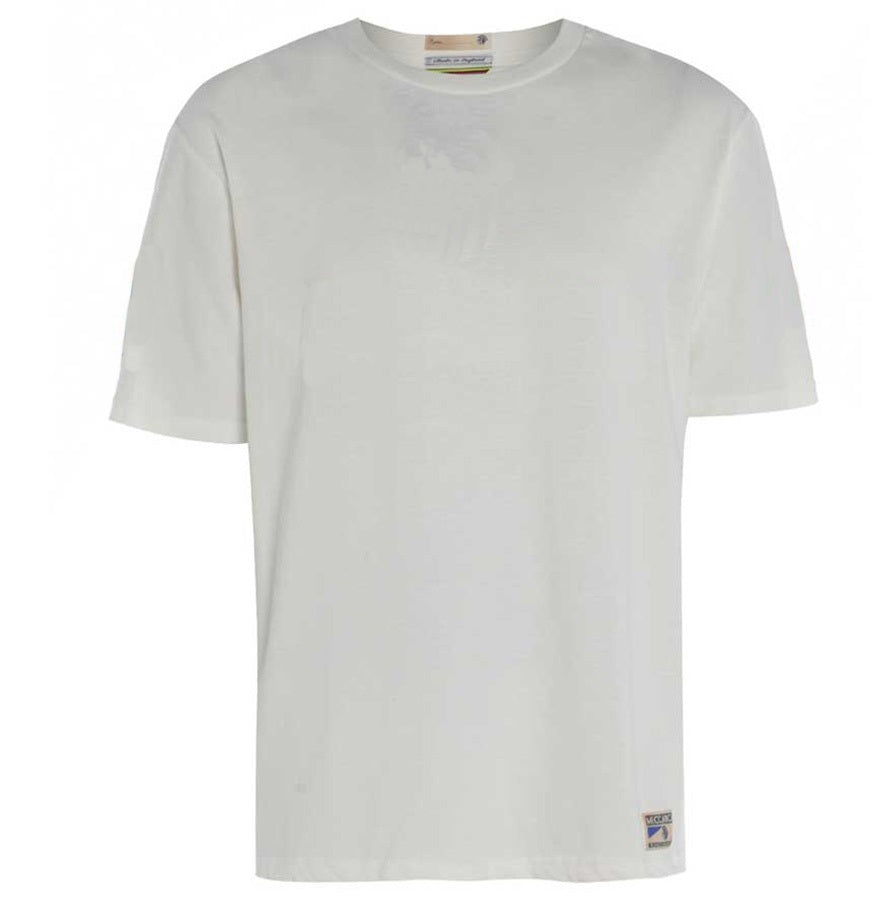 Made in Britain plain white T-shirt by Meccanica