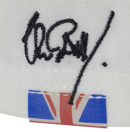 Men’s British-made white ecru cotton Toolbox graphic T-shirt by Meccanica with vintage union flag label