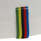 Meccanica Clothing white polo World Champion rainbow detail on back seam