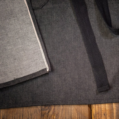 black selvedge denim apron cotton strap 
