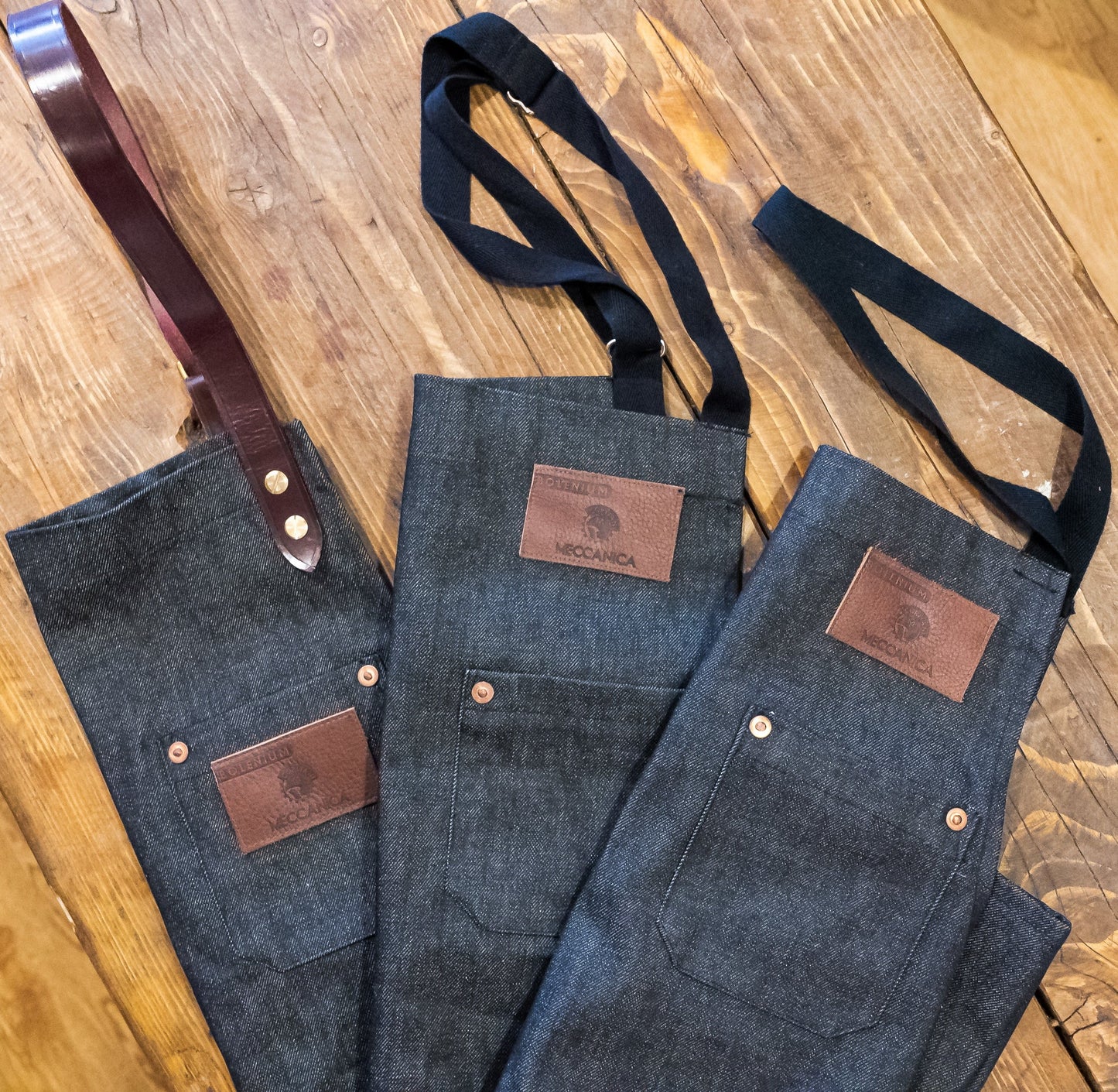 selvedge denim apron range