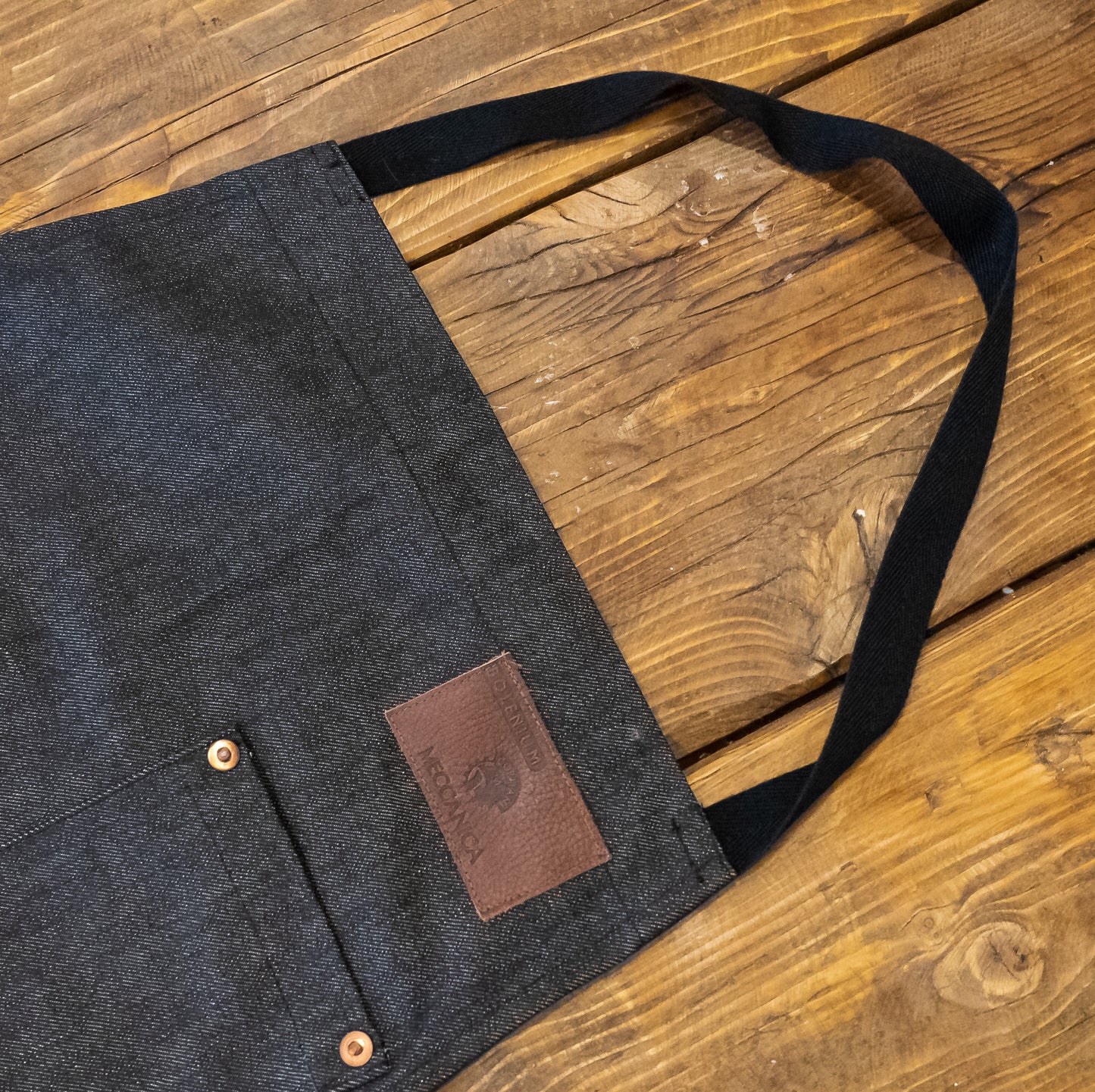 selvedge denim cotton apron cotton strap